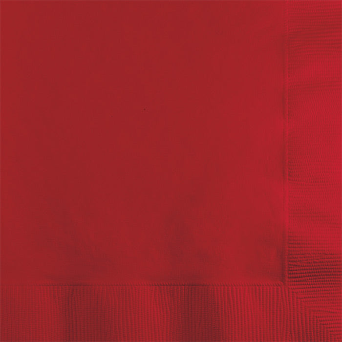 Party Decorations Classic Red Beverage Napkin 2Ply, 50 ct