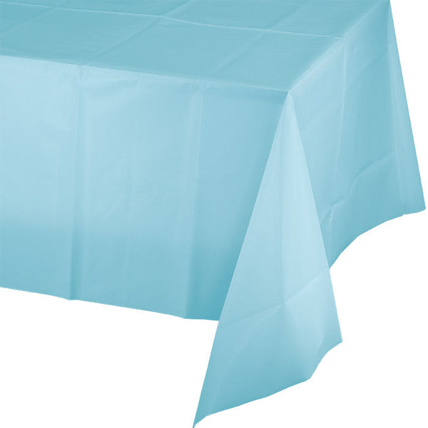 Party Decorations Pastel Blue Tablecover Plastic 54