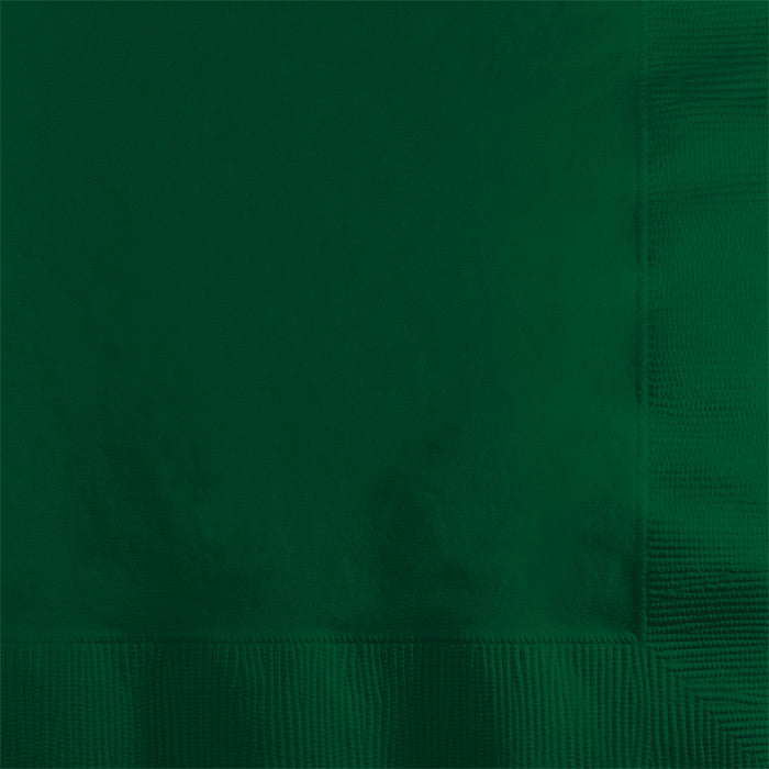 Party Decorations Hunter Green Beverage Napkin 2Ply, 50 ct