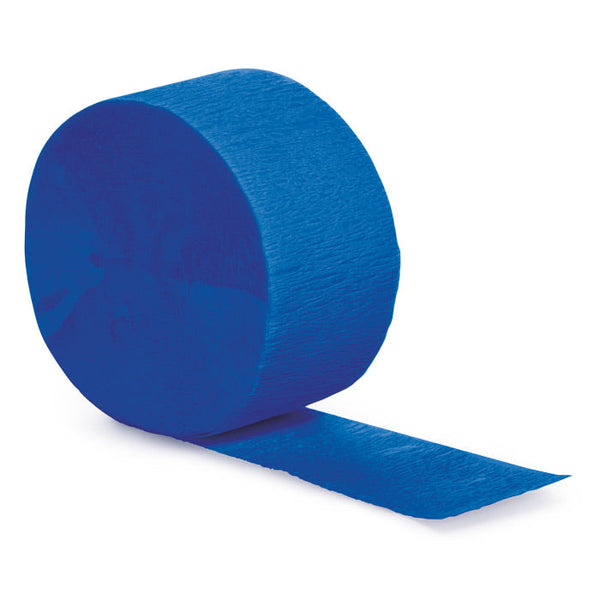 Party Decorations Cobalt Crepe Streamers 81'