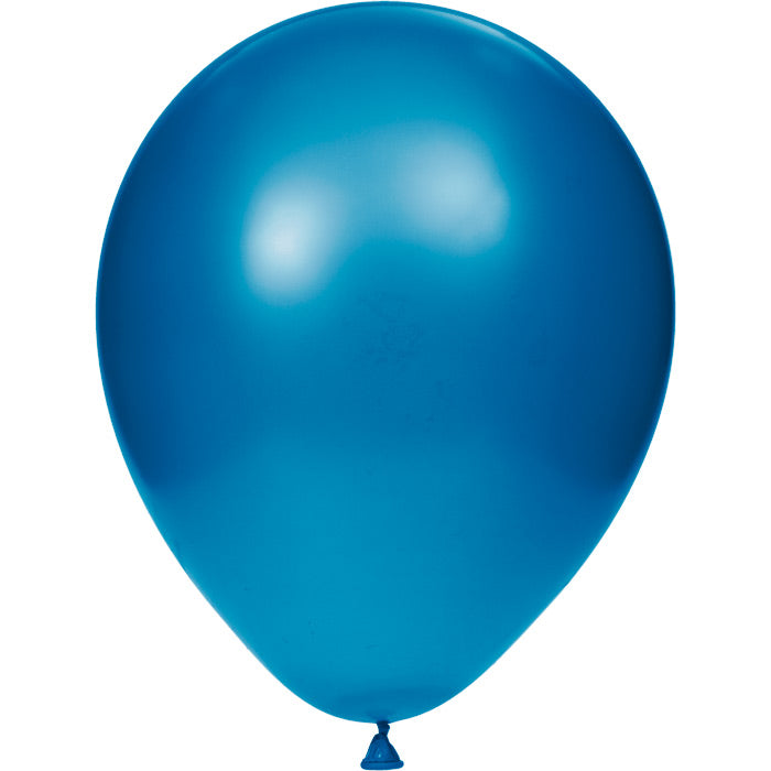 Party Decorations Latex Balloons 12" Cobalt, 15 ct