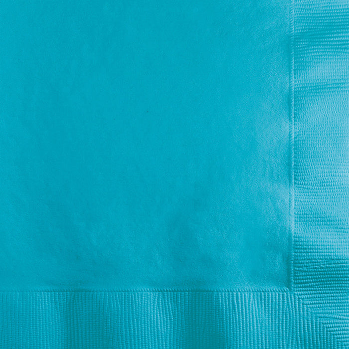 Party Decorations Bermuda Blue Beverage Napkin, 3 Ply, 50 ct