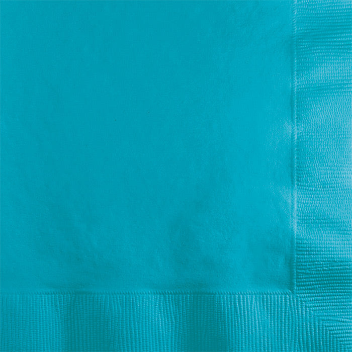 Party Decorations Bermuda Blue Beverage Napkin 2Ply, 50 ct