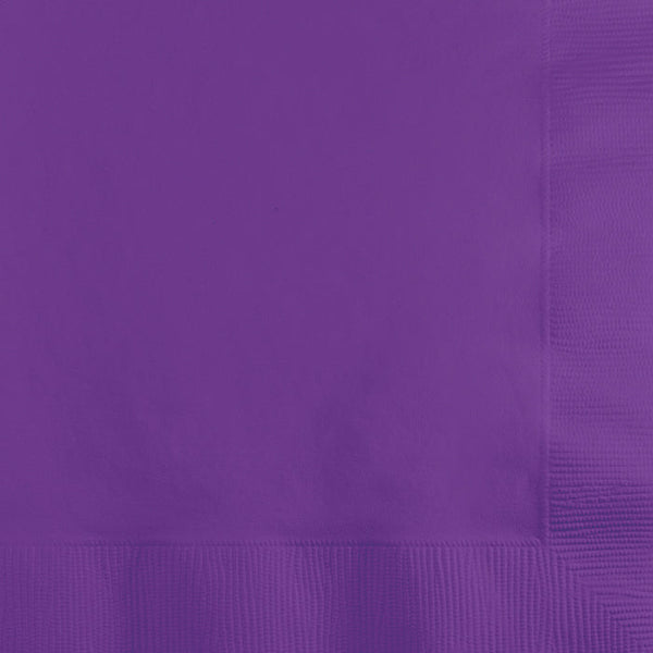 Party Decorations Amethyst Beverage Napkin 2Ply, 50 ct