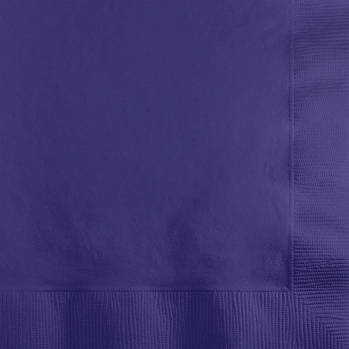 Party Decorations Purple Beverage Napkin 2Ply, 200 ct