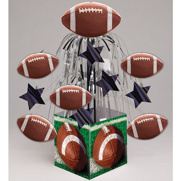 Party Decorations Tailgate Rush Cascading Foil Centerpiece