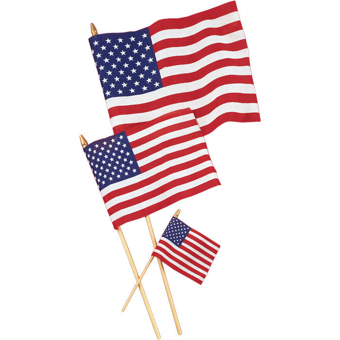 Party Decorations Cloth Usa Flag, 4" X 6"