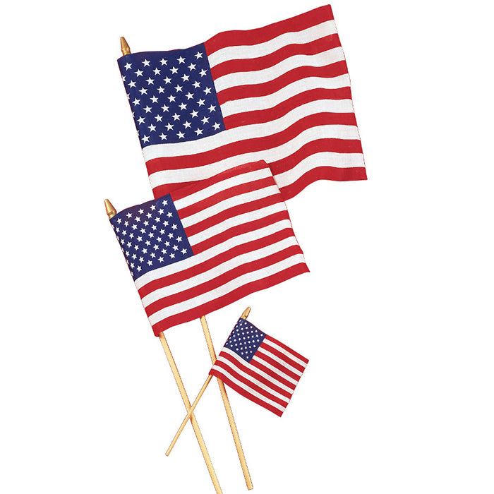 Party Decorations Cloth Usa Flag, 12" X 18"