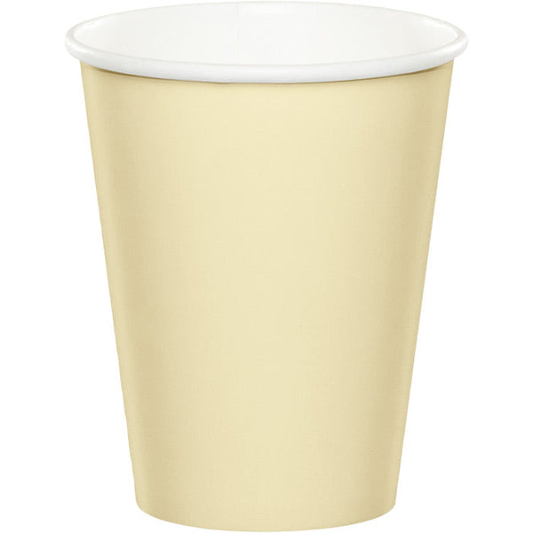 Party Decorations Ivory Hot/Cold Paper Cups 9 Oz., 24 ct