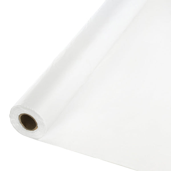 Party Decorations White Plastic Banquet Roll 40