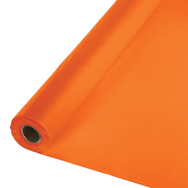 Party Decorations Sunkissed Orange Banquet Roll 40