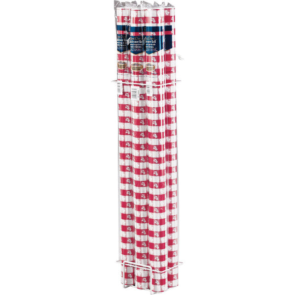 Party Decorations Red Gingham Plastic Banquet Roll 40