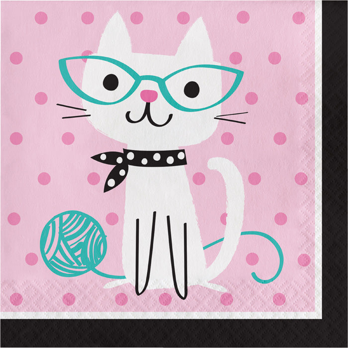 Party Decorations Purr-Fect Cat Party Napkins (16 ct)