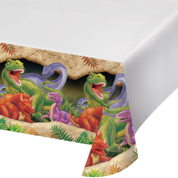 Party Decorations Dino Blast Tablecover Plastic 54