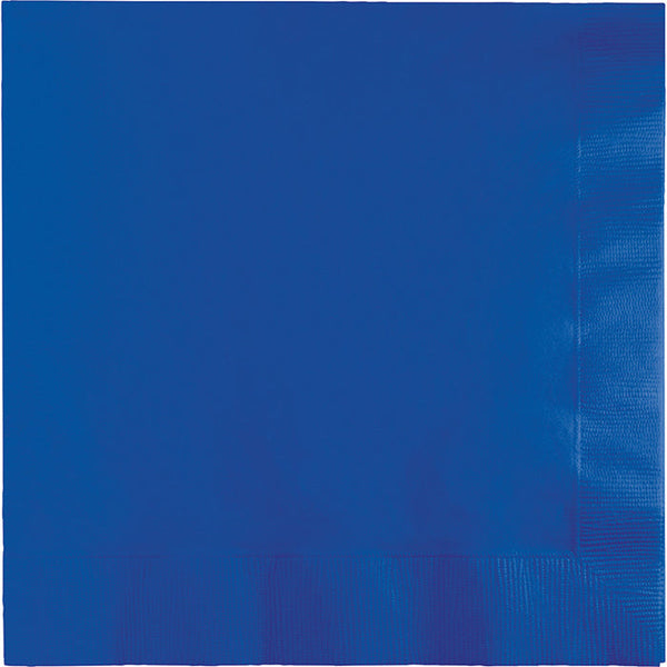 Party Decorations Cobalt Blue Napkins, 20 ct