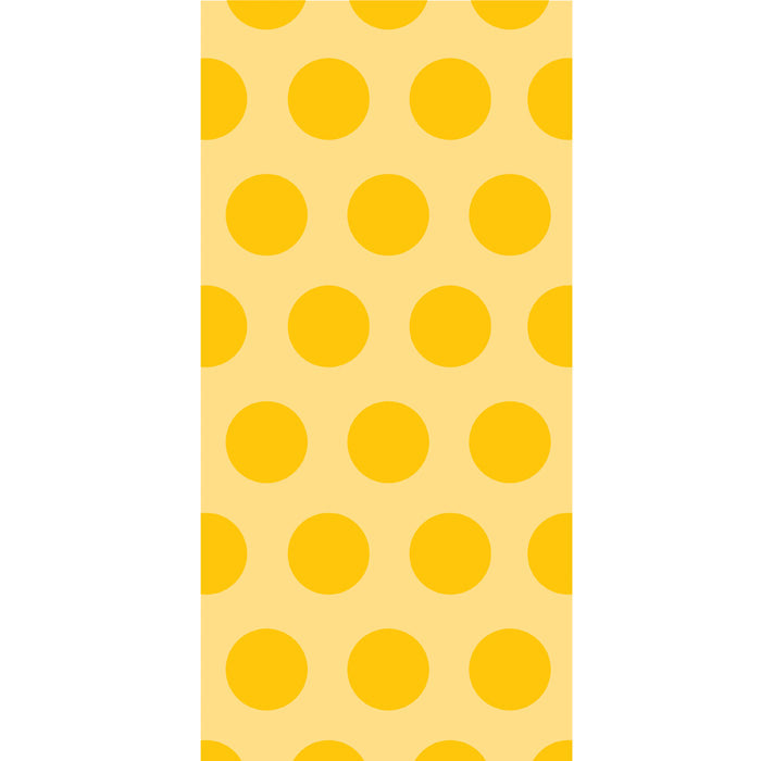 Party Decorations School Bus Yellow Polka Dot Favor Bags, 20 ct