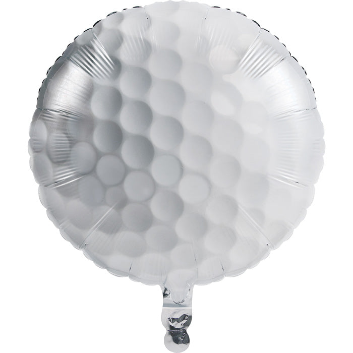 Party Decorations Sports Fanatic Golf Metallic Balloon 18"