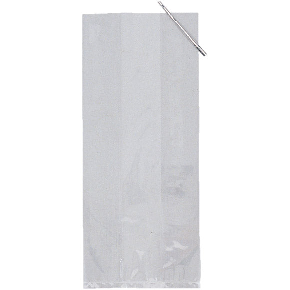 Party Decorations Small Clear Cello Favor Bag, 20 ct