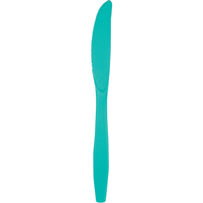 Party Decorations Teal Lagoon Plastic Knives, 24 ct