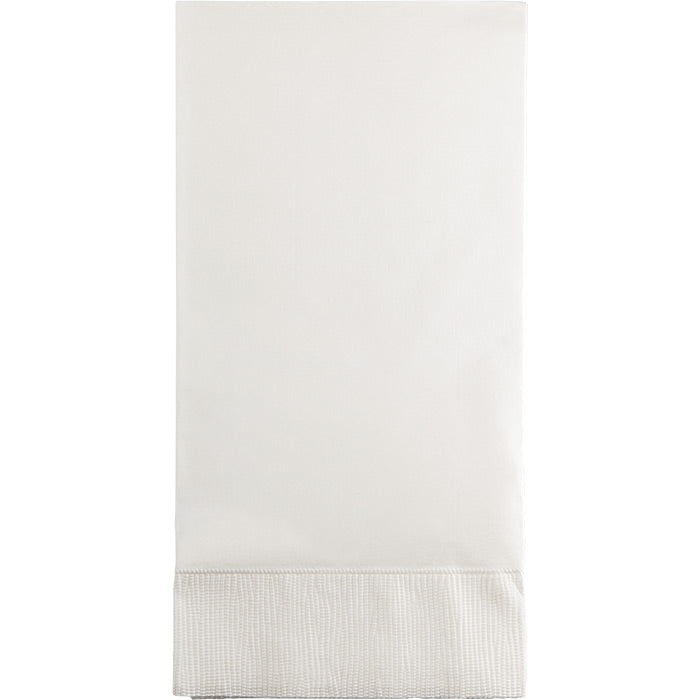 Party Decorations White Guest Towel, 3 Ply, 16 ct