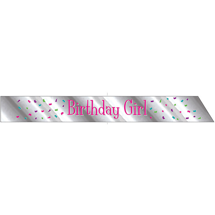 Party Decorations Birthday Girl Sash