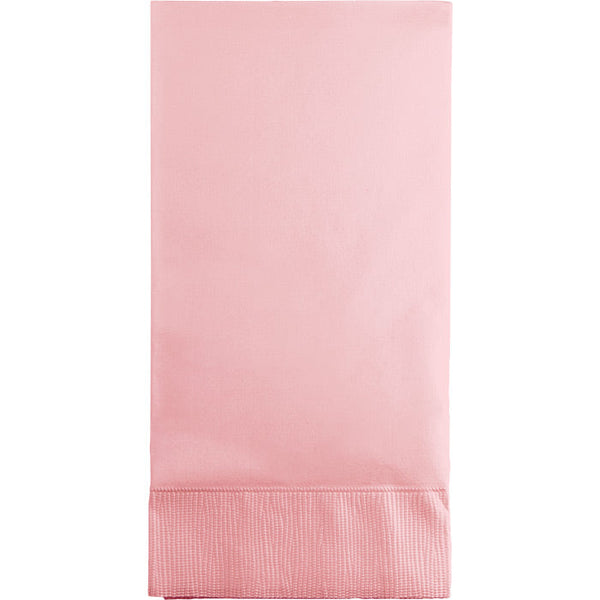 Party Decorations Classic Pink Guest Towel, 3 Ply, 16 ct