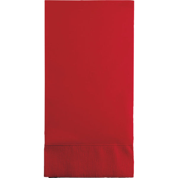 Party Decorations Classic Red Guest Towel, 3 Ply, 16 ct