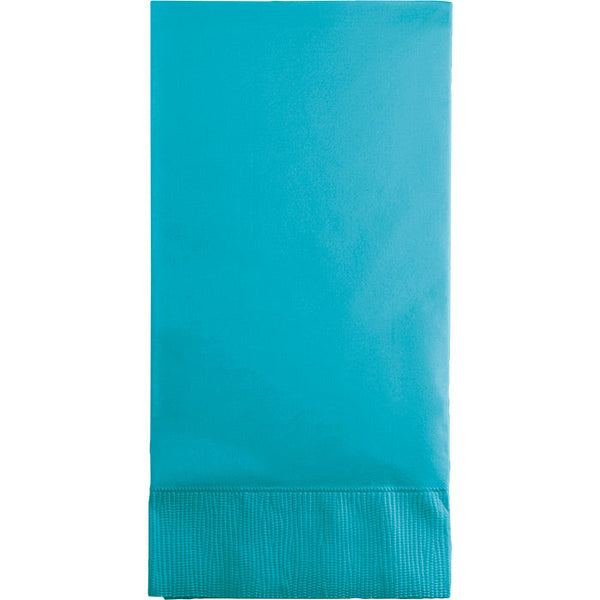 Party Decorations Bermuda Blue Guest Towel, 3 Ply, 16 ct