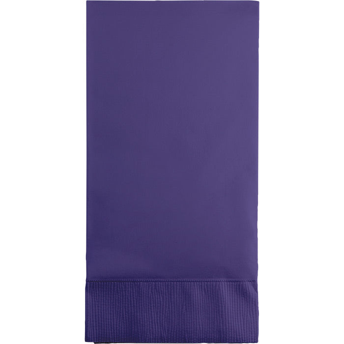 Party Decorations Purple Guest Towel, 3 Ply, 16 ct