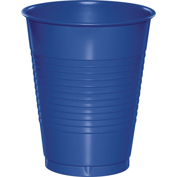 Party Decorations Cobalt Blue Plastic Cups, 20 ct