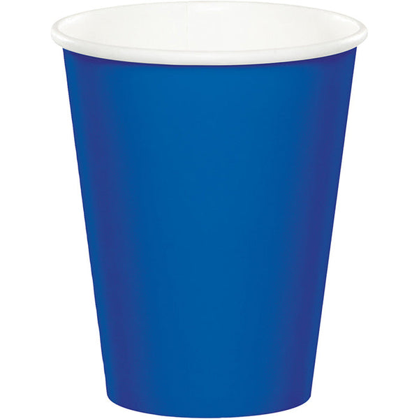 Party Decorations Cobalt Hot/Cold Paper Cups 9 Oz., 8 ct