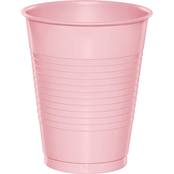 Party Decorations Classic Pink Plastic Cups, 20 ct