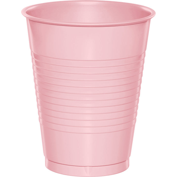 Party Decorations Classic Pink Plastic Cups, 20 ct