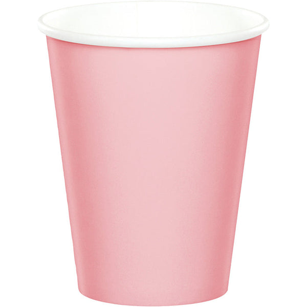 Party Decorations Classic Pink Hot/Cold Paper Cups 9 Oz., 8 ct