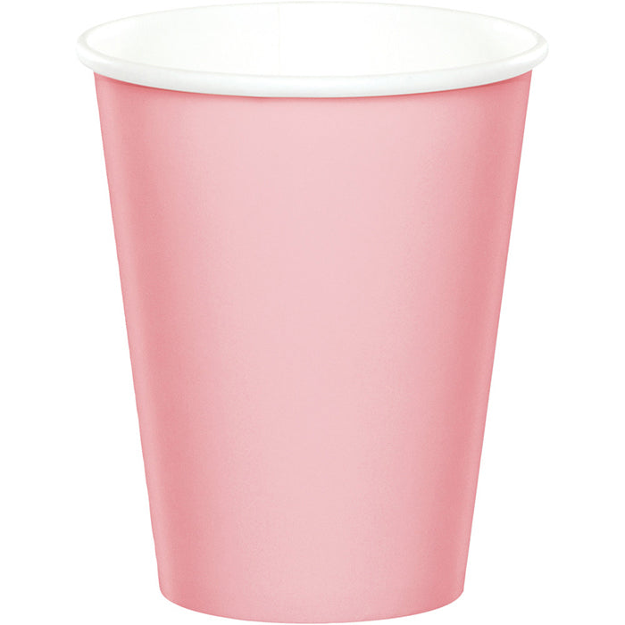 Party Decorations Classic Pink Hot/Cold Paper Cups 9 Oz., 8 ct