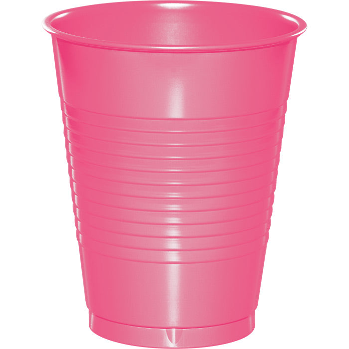 Party Decorations Candy Pink 16 Oz Plastic Cups, 20 ct