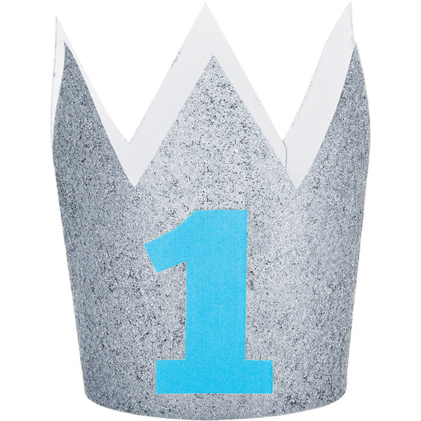 Party Decorations 1st Birthday Boy Crown