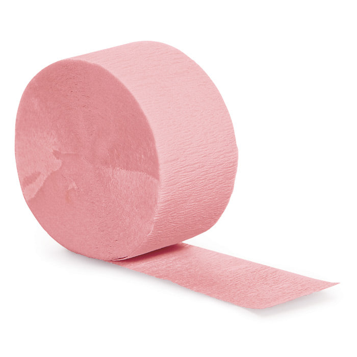 Party Decorations Classic Pink Crepe Streamers 81'