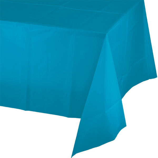 Party Decorations Turquoise Tablecover Plastic 54