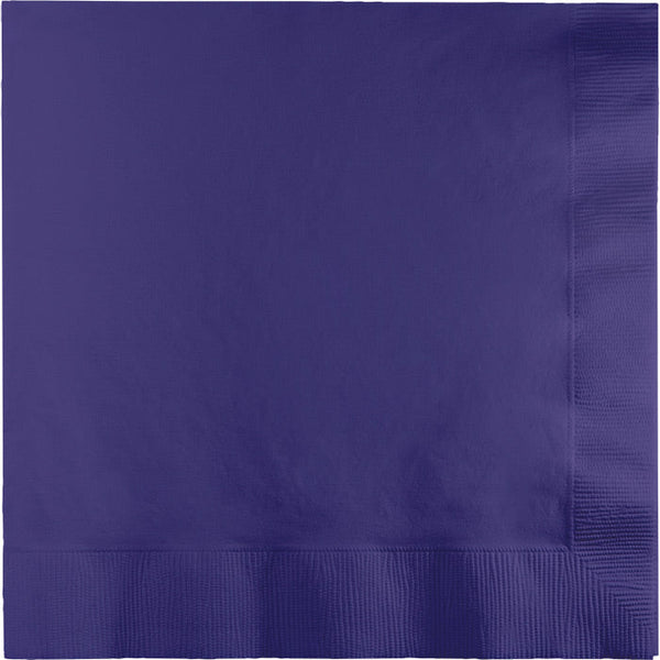 Party Decorations Purple Luncheon Napkin 2Ply, 50 ct