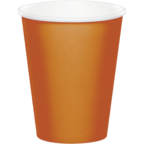 Party Decorations Pumpkin Spice Hot/Cold Paper Paper Cups 9 Oz., 24 ct