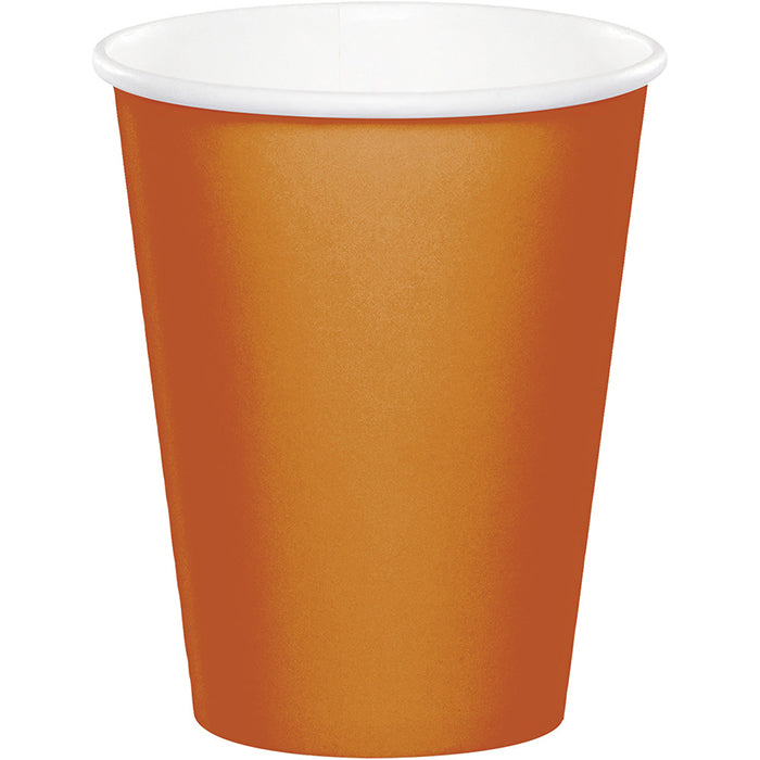 Party Decorations Pumpkin Spice Hot/Cold Paper Paper Cups 9 Oz., 24 ct