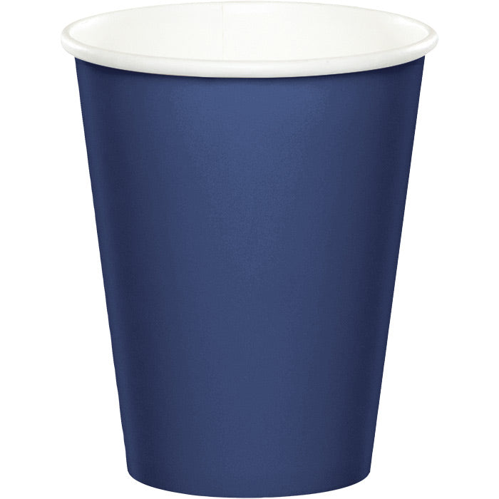 Party Decorations Navy Hot/Cold Paper Paper Cups 9 Oz., 24 ct