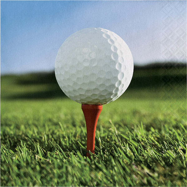 Party Decorations Golf Napkins, 18 ct