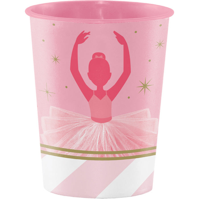 Party Decorations Ballet Twinkle Toes Plastic Keepsake Cup 16 Oz.