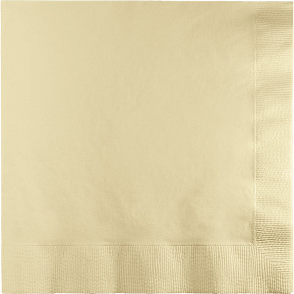 Party Decorations Ivory Luncheon Napkin 2Ply, 50 ct