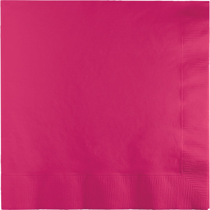 Party Decorations Hot Magenta Luncheon Napkin 2Ply, 50 ct