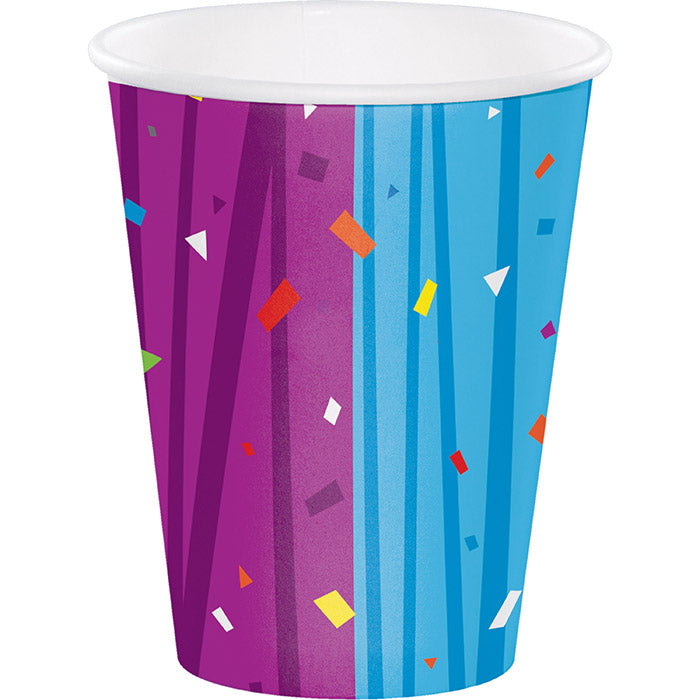 Party Decorations Milestone Celebrations Hot/Cold Paper Paper Cups 12 Oz., 8 ct