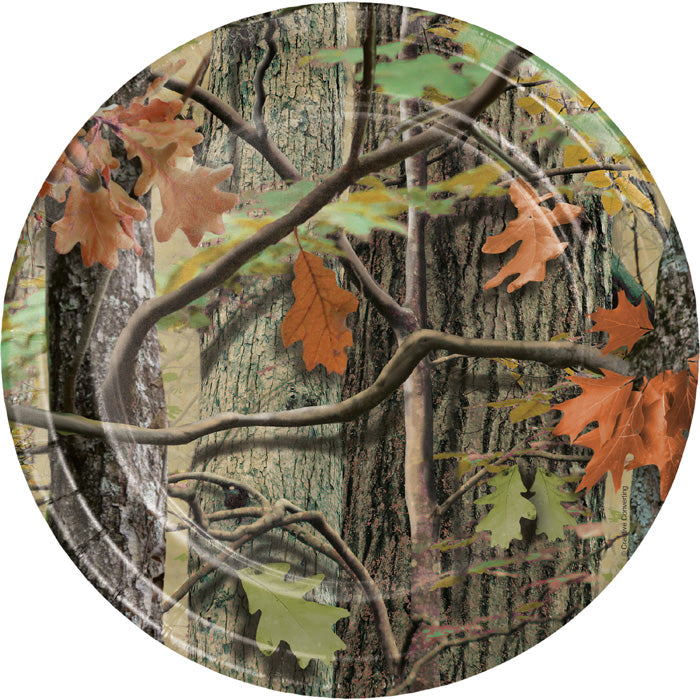 Party Decorations Hunting Camo Dessert Plates, 8 ct