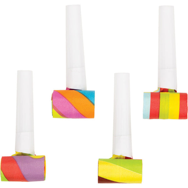 Party Decorations Assorted Party Blowers, 4 ct